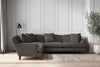 Nkuku MAKE TO ORDER Deni Super Grand Left Hand Corner Sofa - Brera Linen Granite