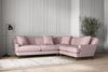 Nkuku MAKE TO ORDER Deni Super Grand Right Hand Corner Sofa - Recycled Cotton Lavender