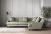 Nkuku MAKE TO ORDER Deni Super Grand Right Hand Corner Sofa - Recycled Cotton Seaspray