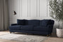 Nkuku MAKE TO ORDER Deni Super Grand Sofa - Brera Linen Indigo