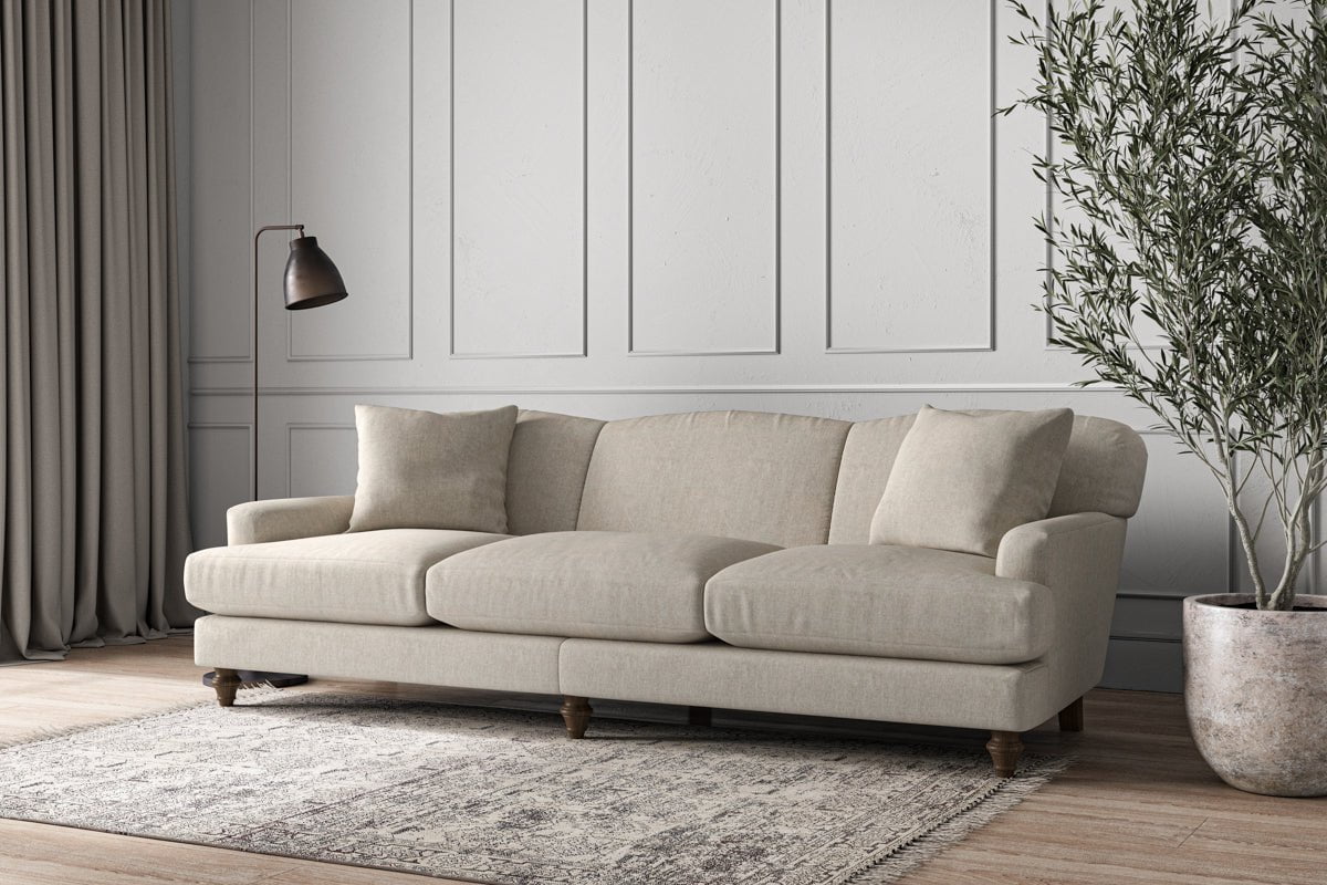 Deni Super Grand Sofa - Brera Linen Natural – nkuku