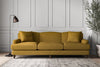 Nkuku MAKE TO ORDER Deni Super Grand Sofa - Recycled Cotton Ochre