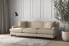 Nkuku MAKE TO ORDER Deni Super Grand Sofa - Recycled Cotton Stone