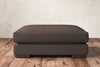 Nkuku MAKE TO ORDER Guddu Grand Footstool - Recycled Cotton Mocha