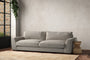 nkuku MAKE TO ORDER Guddu Grand Sofa - Brera Linen Natural