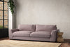 Nkuku MAKE TO ORDER Guddu Grand Sofa - Recycled Cotton Lavender