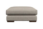 Nkuku MAKE TO ORDER Guddu Large Footstool - Brera Linen Chesnut