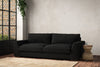 nkuku MAKE TO ORDER Guddu Large Sofa - Brera Linen Charcoal