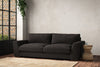 nkuku MAKE TO ORDER Guddu Large Sofa - Brera Linen Espresso