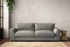 nkuku MAKE TO ORDER Guddu Large Sofa - Brera Linen Smoke