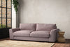 nkuku MAKE TO ORDER Guddu Large Sofa - Recycled Cotton Lavender