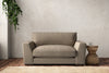 nkuku MAKE TO ORDER Guddu Love Seat - Brera Linen Pebble