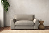 nkuku MAKE TO ORDER Guddu Love Seat - Recycled Cotton Stone