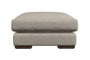 Nkuku MAKE TO ORDER Guddu Medium Footstool - Brera Linen Chesnut