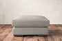 Guddu Medium Footstool - Brera Linen Natural