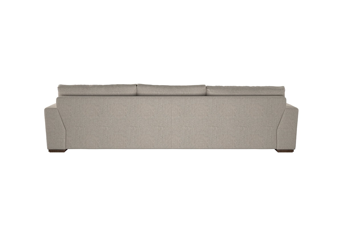 Nkuku MAKE TO ORDER Guddu Super Grand Sofa - Brera Linen Espresso