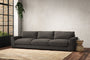 Nkuku MAKE TO ORDER Guddu Super Grand Sofa - Brera Linen Granite