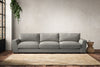 Nkuku MAKE TO ORDER Guddu Super Grand Sofa - Brera Linen Smoke