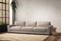 Nkuku MAKE TO ORDER Guddu Super Grand Sofa - Recycled Cotton Natural