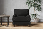 Nkuku MAKE TO ORDER Marri Armchair - Brera Linen Charcoal