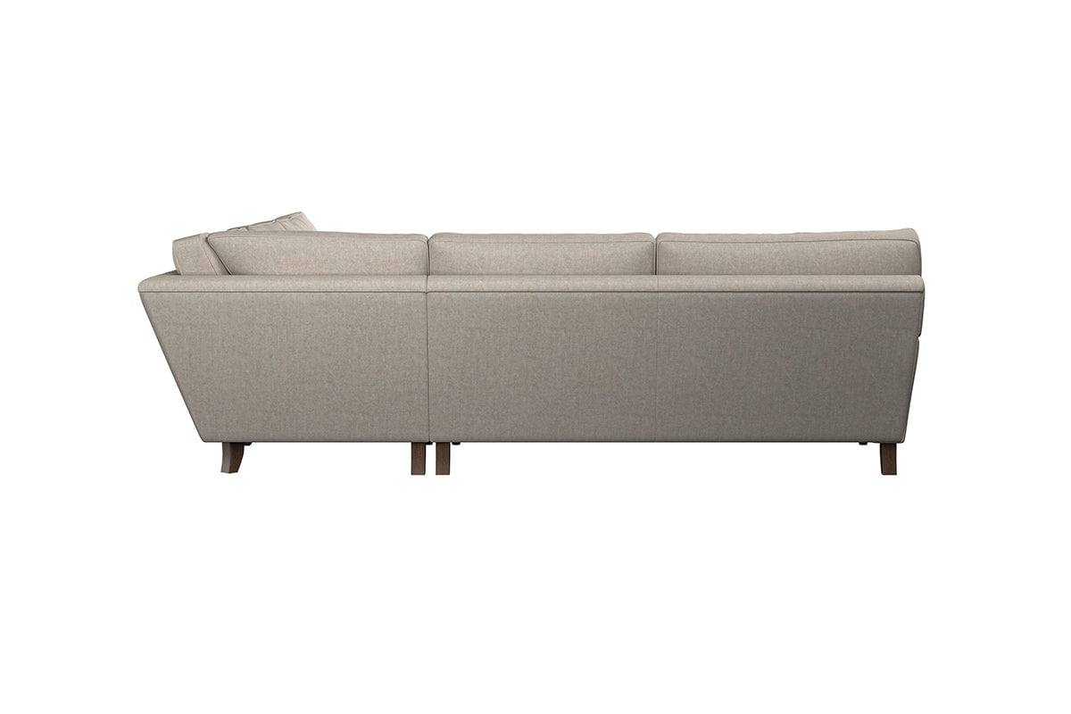 Nkuku MAKE TO ORDER Marri Grand Corner Sofa - Brera Linen Charcoal