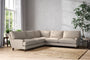 Nkuku MAKE TO ORDER Marri Grand Corner Sofa - Recycled Cotton Natural