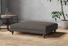 Nkuku MAKE TO ORDER Marri Grand Footstool - Brera Linen Granite