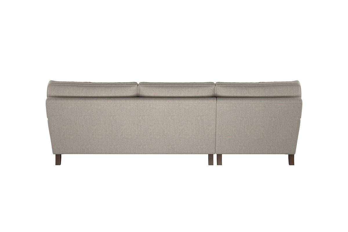 Nkuku MAKE TO ORDER Marri Grand Left Hand Chaise Sofa - Brera Linen Dusk