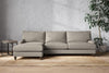 Nkuku MAKE TO ORDER Marri Grand Left Hand Chaise Sofa - Recycled Cotton Flax