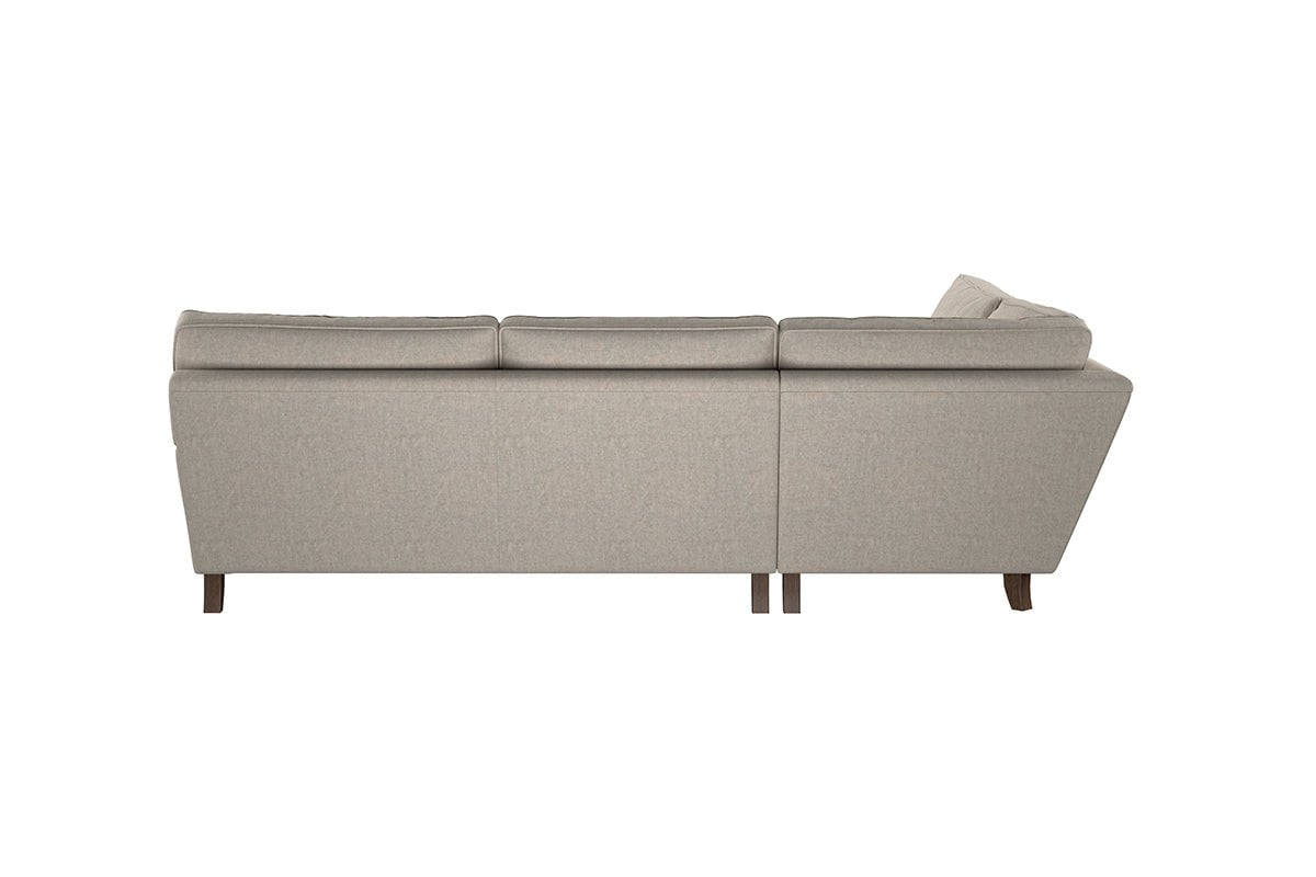 Nkuku MAKE TO ORDER Marri Grand Left Hand Corner Sofa - Brera Linen Charcoal