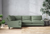 Nkuku MAKE TO ORDER Marri Grand Left Hand Corner Sofa - Brera Linen Jade