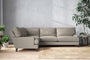 Nkuku MAKE TO ORDER Marri Grand Left Hand Corner Sofa - Recycled Cotton Flax