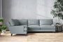 Nkuku MAKE TO ORDER Marri Grand Left Hand Corner Sofa - Recycled Cotton Horizon