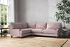 Nkuku MAKE TO ORDER Marri Grand Left Hand Corner Sofa - Recycled Cotton Lavender