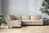 Nkuku MAKE TO ORDER Marri Grand Left Hand Corner Sofa - Recycled Cotton Natural