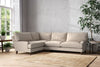 Nkuku MAKE TO ORDER Marri Grand Left Hand Corner Sofa - Recycled Cotton Natural