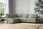 Nkuku MAKE TO ORDER Marri Grand Left Hand Corner Sofa - Recycled Cotton Seaspray