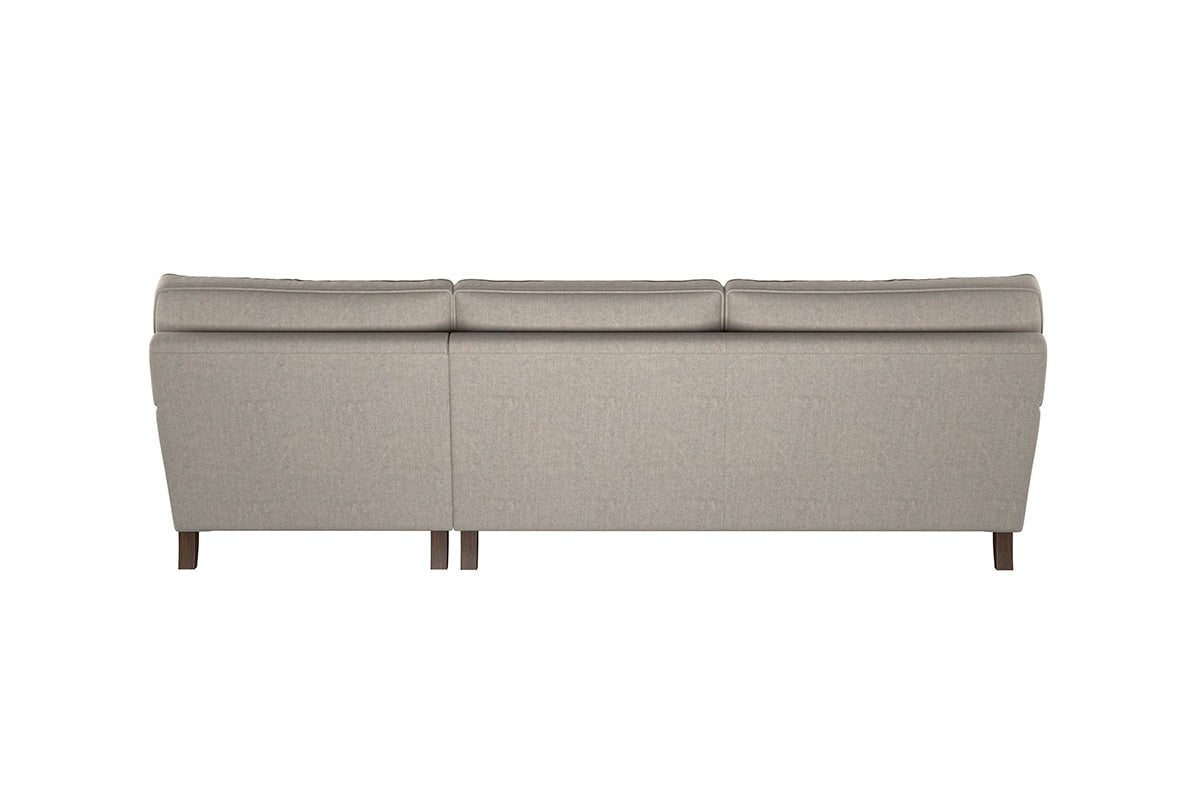 Nkuku MAKE TO ORDER Marri Grand Right Hand Chaise Sofa - Brera Linen Natural