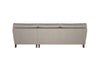 Nkuku MAKE TO ORDER Marri Grand Right Hand Chaise Sofa - Brera Linen Pebble