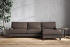 Nkuku MAKE TO ORDER Marri Grand Right Hand Chaise Sofa - Recycled Cotton Mocha