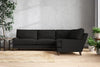 Nkuku MAKE TO ORDER Marri Grand Right Hand Corner Sofa - Brera Linen Charcoal