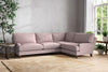 Nkuku MAKE TO ORDER Marri Grand Right Hand Corner Sofa - Recycled Cotton Lavender