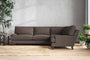 Nkuku MAKE TO ORDER Marri Grand Right Hand Corner Sofa - Recycled Cotton Mocha