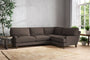 Nkuku MAKE TO ORDER Marri Grand Right Hand Corner Sofa - Recycled Cotton Mocha