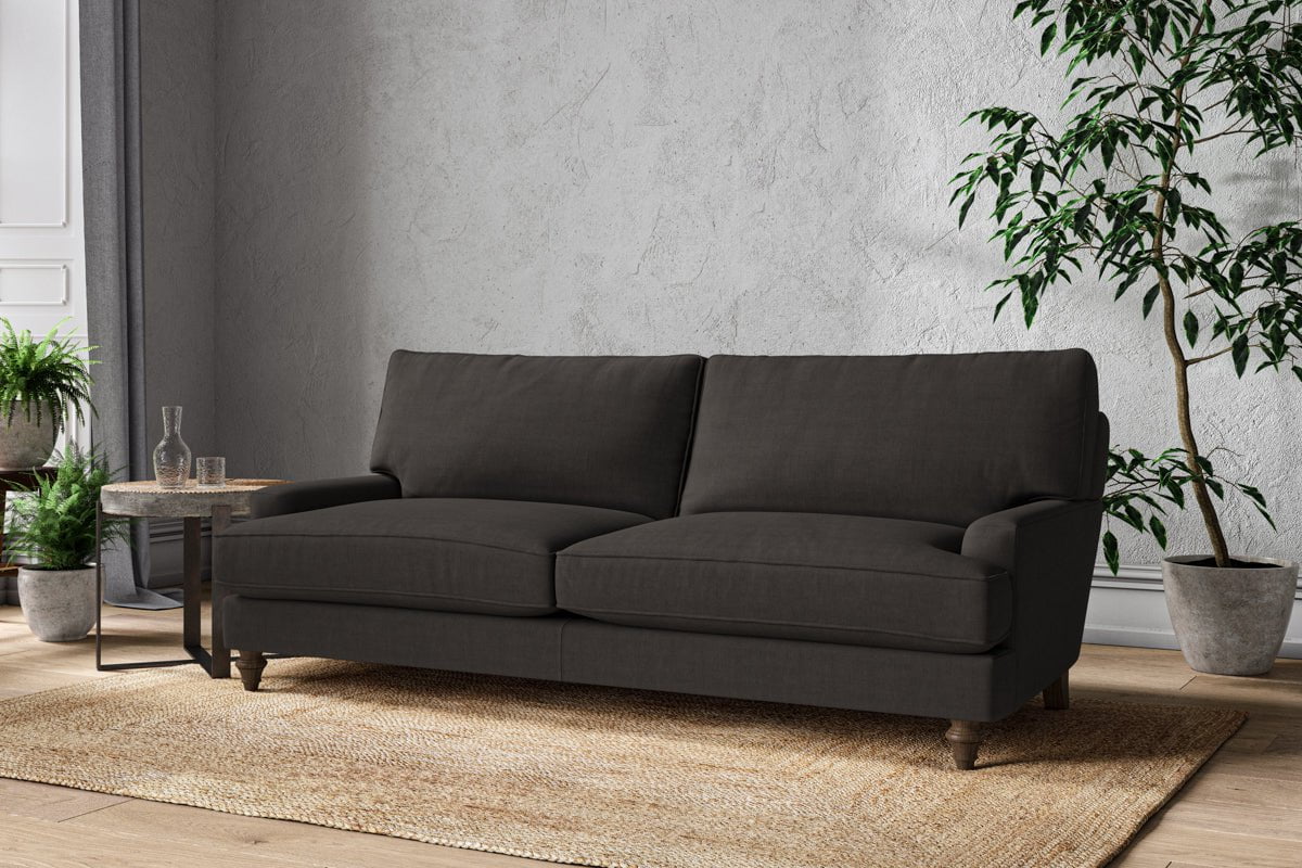 Nkuku MAKE TO ORDER Marri Grand Sofa - Brera Linen Espresso