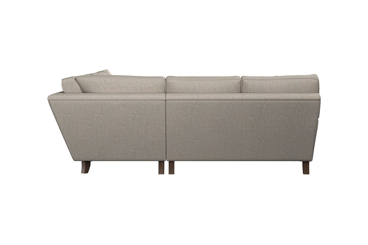 Nkuku MAKE TO ORDER Marri Large Corner Sofa - Brera Linen Charcoal