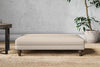 Nkuku MAKE TO ORDER Marri Large Footstool - Recycled Cotton Natural