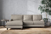 Nkuku MAKE TO ORDER Marri Large Left Hand Chaise Sofa - Recycled Cotton Flax