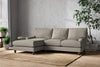 Nkuku MAKE TO ORDER Marri Large Left Hand Chaise Sofa - Recycled Cotton Flax