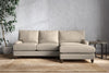 Nkuku MAKE TO ORDER Marri Large Right Hand Chaise Sofa - Recycled Cotton Stone